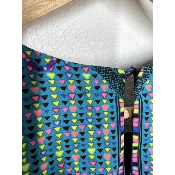 Mara Hoffman Camel Print Geometric Shift Dress Medium M Colorful Bright - Picture 5 of 6